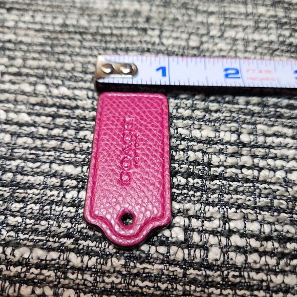 Coach Logo New York Pink Purse Tag Only - Picture 4 of 7